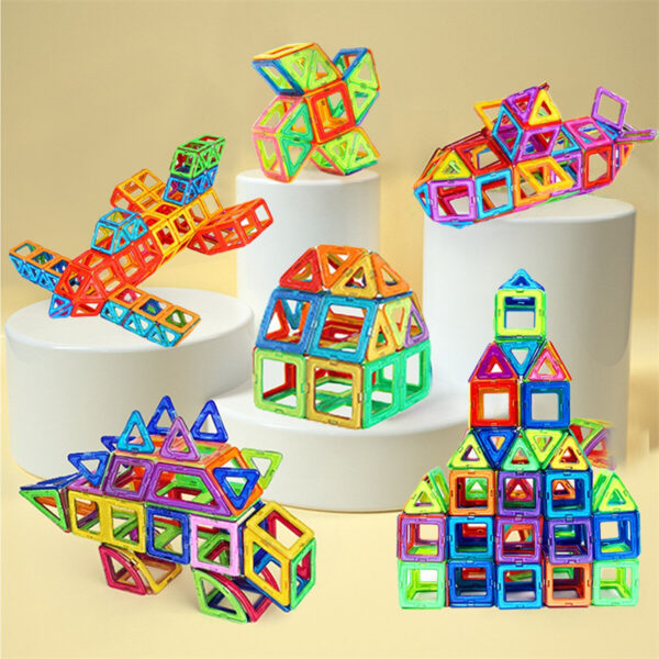 iKid Magnetic Building Blocks Diy Magnets Toys For Kids Designer Construction Set Gifts For Children Toys - Image 6