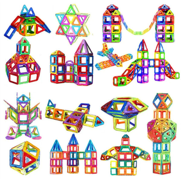iKid Magnetic Building Blocks Diy Magnets Toys For Kids Designer Construction Set Gifts For Children Toys - Image 7
