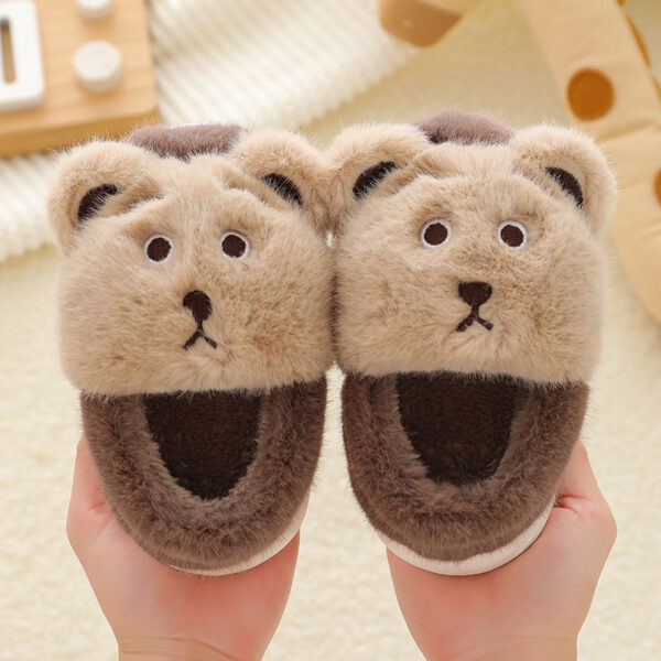 iKid Children'S Cotton Shoes Cartoon Cute Boys And Girls Indoor Non-Slip Baby Warm Cotton - Image 4