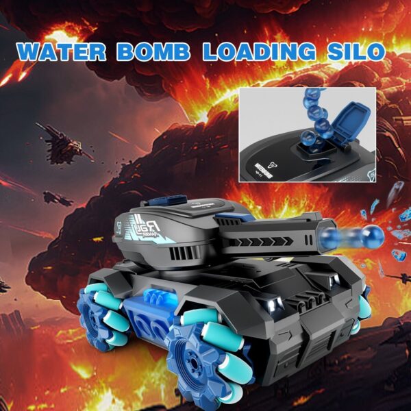 iKid De 4Drc Y1 Rc Tank Shooting Gesture Sensing Rc Stunt Car With Light Music - Image 8