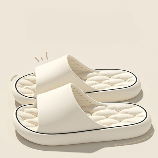 iKid Non-Slip Design Bathroom Slippers Home Summer Thick Sole Floor Bedroom House Shoes For Women Men - Image 8