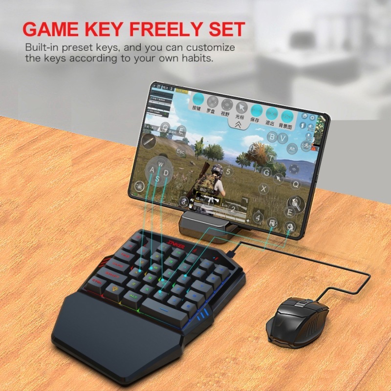 iKid Gaming Keyboard Throne One Mouse Set