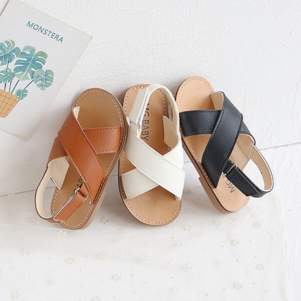 iKid Older Kids Cross Slip Sandals - Image 4