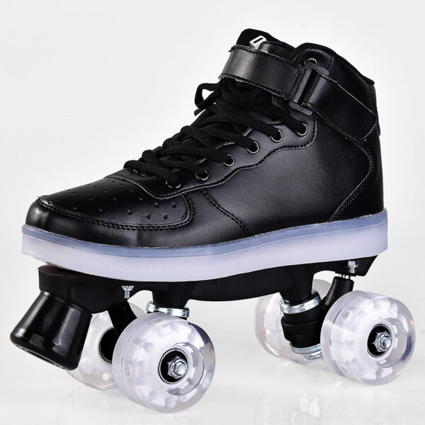 iKid Led Rechargeable Double Row Roller Skates - Image 7