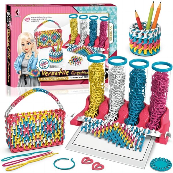 iKid Diy Toys Puzzle Creative Ribbon Woven Hand Ropes Jewelry Making For Children Toygirls Kids Toy Gifts.Logistics Is Randomly Sent By Upuspsfedex