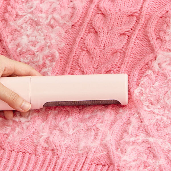 iKid 2-1 Reusable Pet Hair Remover Brush Lint Roller Portable Effective Self Cleaning Tool For Cat Dog Fur Hair Dust Removal Brush - Image 6
