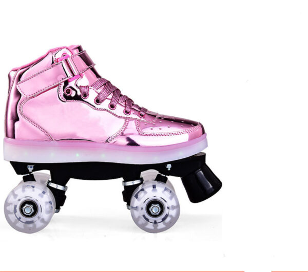 iKid Led Rechargeable Double Row Roller Skates - Image 6