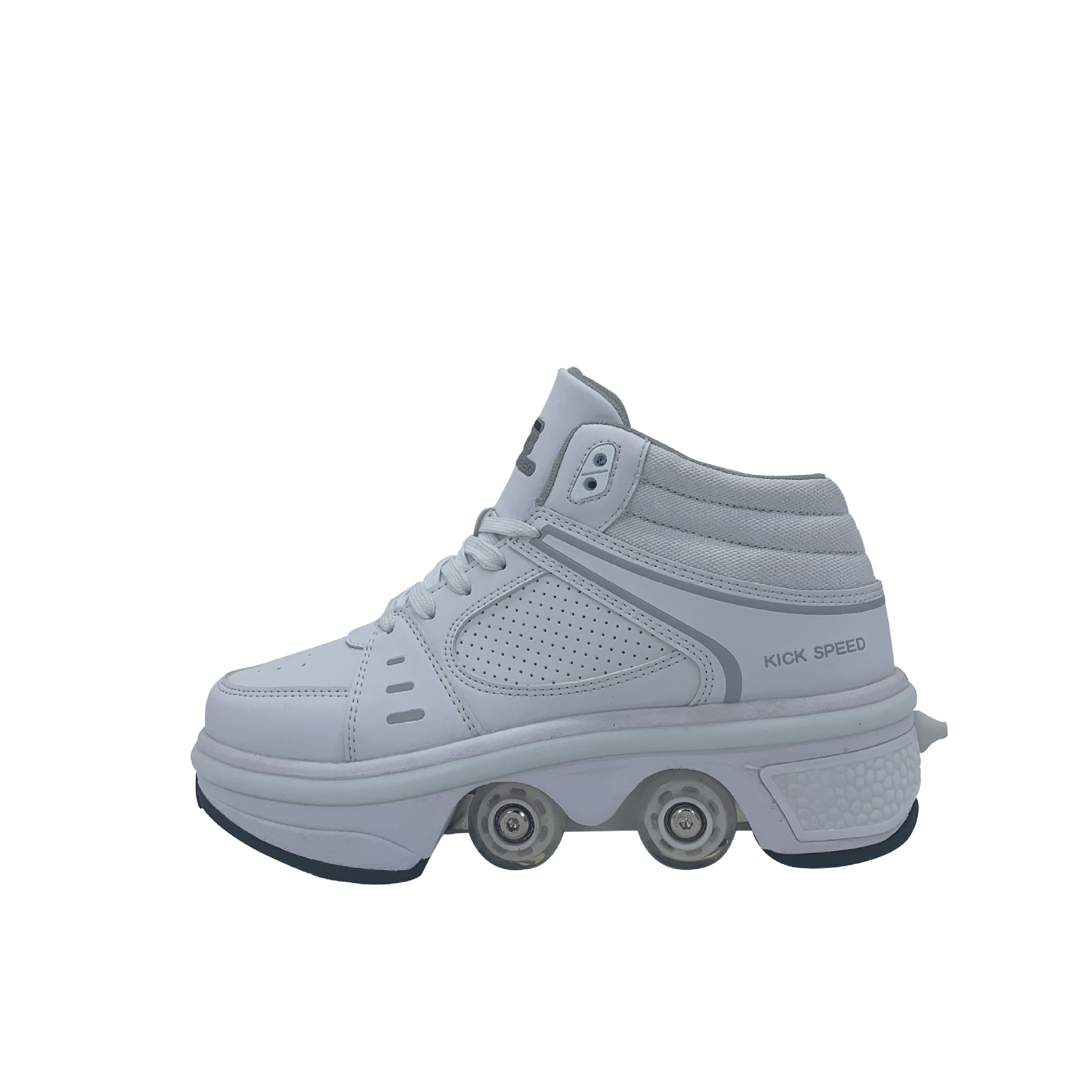 iKid Good Product Dual-Purpose Roller Skates Deformed Shoes Double Row Roller Skates
