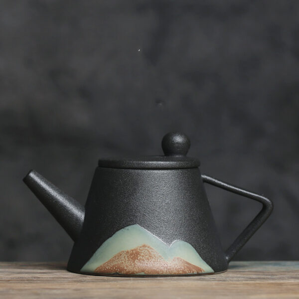 iKid Teapot Ceramic Single Pot Underglaze Color Set Japanese Household Teapot - Image 3