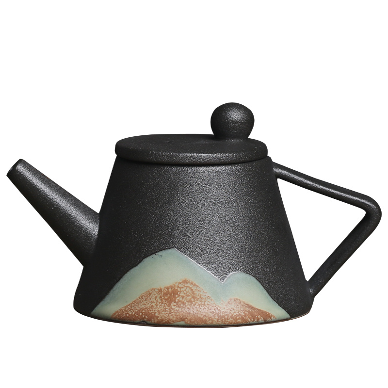 iKid Teapot Ceramic Single Pot Underglaze Color Set Japanese Household Teapot