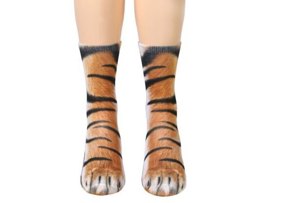 iKid 3D Animal Paw Socks Cute Cat Claws Socks Unisex Long Socks - Image 10