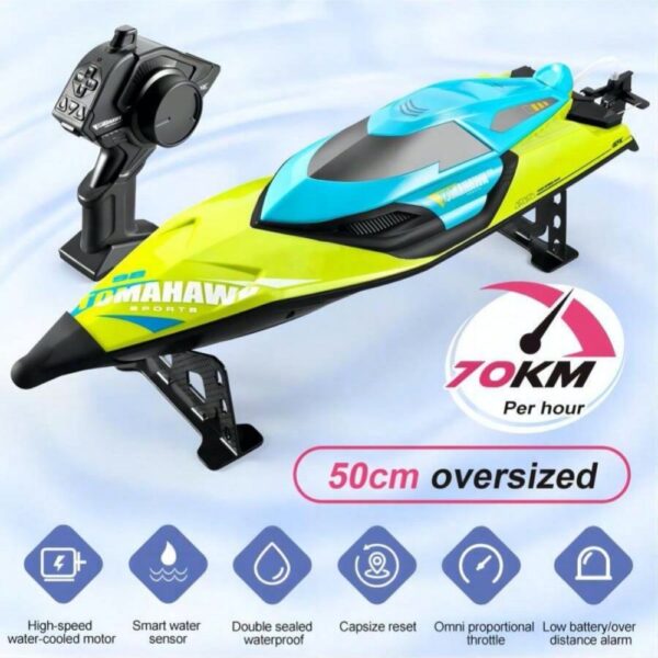 iKid 4Drc S2 4Drc Fast Rc Boat For Pools And Lakesremote Control Boat With Led Lights2.4Ghz High Speed Rc Racing Boats For Lakes Low Battery Alarmlogistics Is Randomly Dispatched By Upsusps And Fedex - Image 2