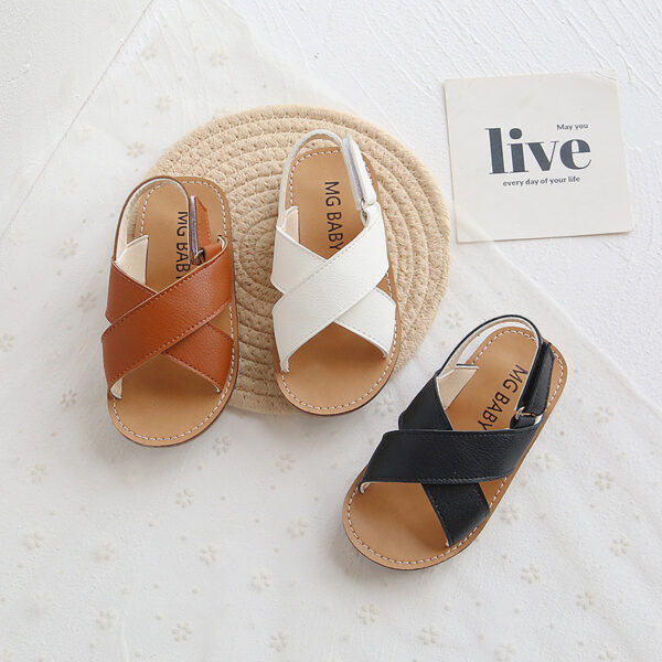 iKid Older Kids Cross Slip Sandals - Image 2