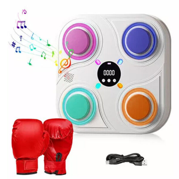 iKid Smart Punching Boxing Electronic Music Machine Home Training Bluetooth With Led. - Image 7