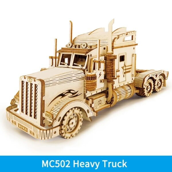 iKid Robotime Rokr Train Model 3D Wooden Puzzle Toy Assembly Locomotive Model Building Kits For Children Kids Birthday Christmas Gift - Image 10