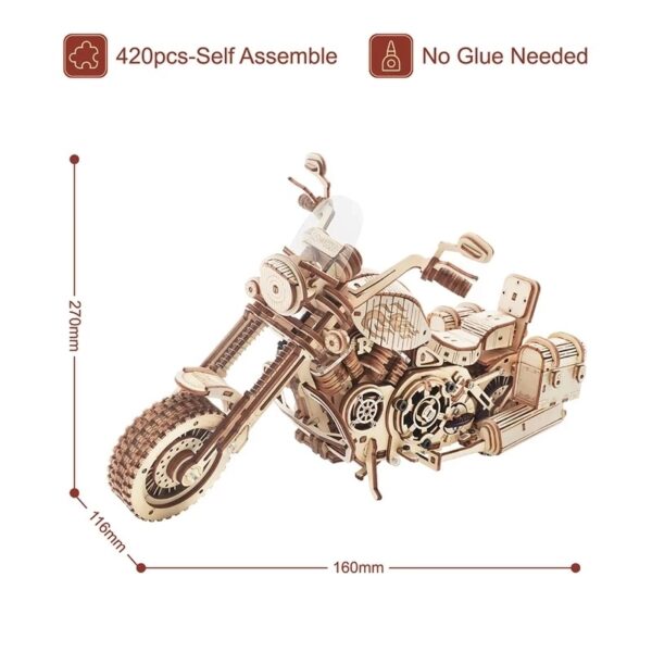 iKid 420 Piece Building Block Kit For Diy Wooden Models For Children - Image 7