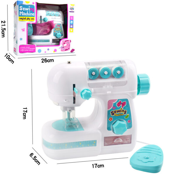 iKid Girl Electric Sewing Machine Small Home Appliance Toy - Image 6