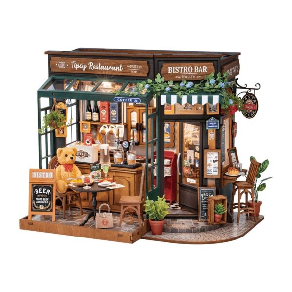 iKid Rolife Tipsy Restaurant Diy Miniature House Only Supports Tk And Independent Website Platforms - Image 3