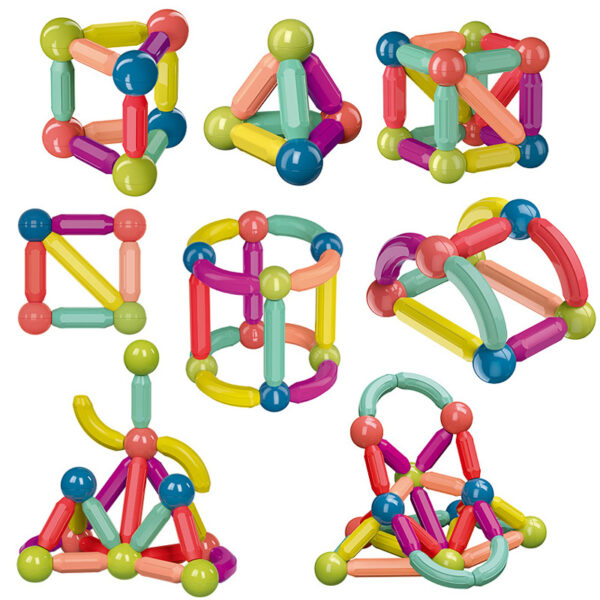 iKid Baby Toys Magnetic Stick Building Blocks Game Magnets Children Set Kids Magnets For Children Magnetic Toy Bricks - Image 7