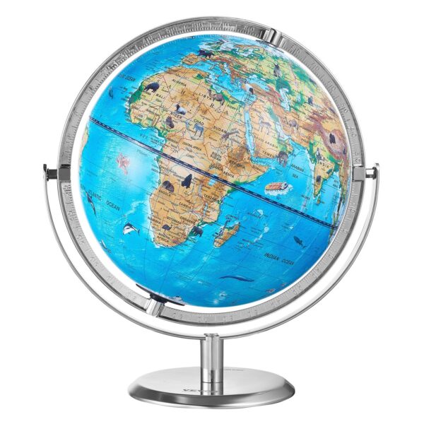 iKid Vevor Educational Globe For Kids Interactive Ar World Globe With Ar Golden Globe App Led Night Lighting Stem Toy Gifts For Kids Compatible With Android Or Ios Devices - Image 5