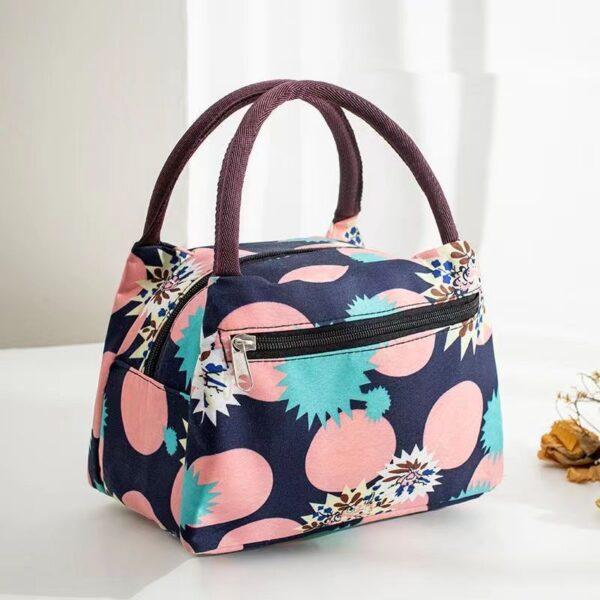 iKid Printed Portable Student Small Cloth Bag Makeup Storage Bag Hand Carrying - Image 4