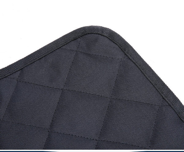 iKid Dog Car Seat Cover View Mesh Pet Carrier Hammock Safety Protector Car Rear Back Seat Mat With Zipper And Pocket For Travel - Image 6