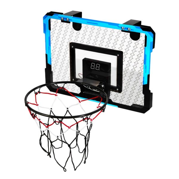 iKid Kids Basketball Hoop With Led Lights &Amp; Audio Scoreboard Indoor Basketball Hoop - Image 6