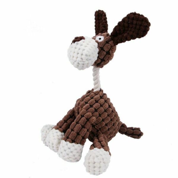 iKid Dog Toy Play Funny Pet Puppy Chew Squeaker Squeaky Plush Sound Toys Clean Teeth - Image 10