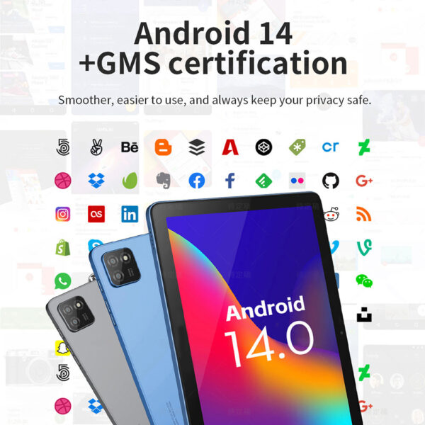 iKid G-Tab T9 Rockchip Rk3562 Quad Core 3Gb 3Gb Ram 64Gb Rom 10.1 Inch Android 14 Tablet Pc Grey - Image 5