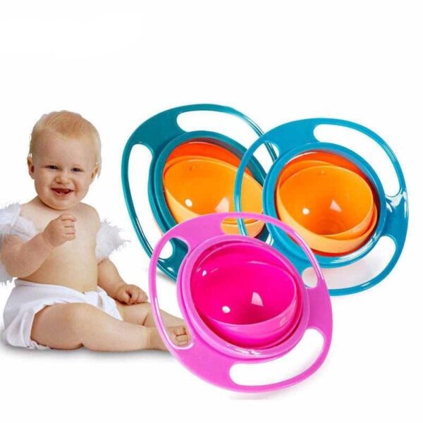 iKid 360 Rotate Universal Spill-Proof Bowl Dishes - Image 3