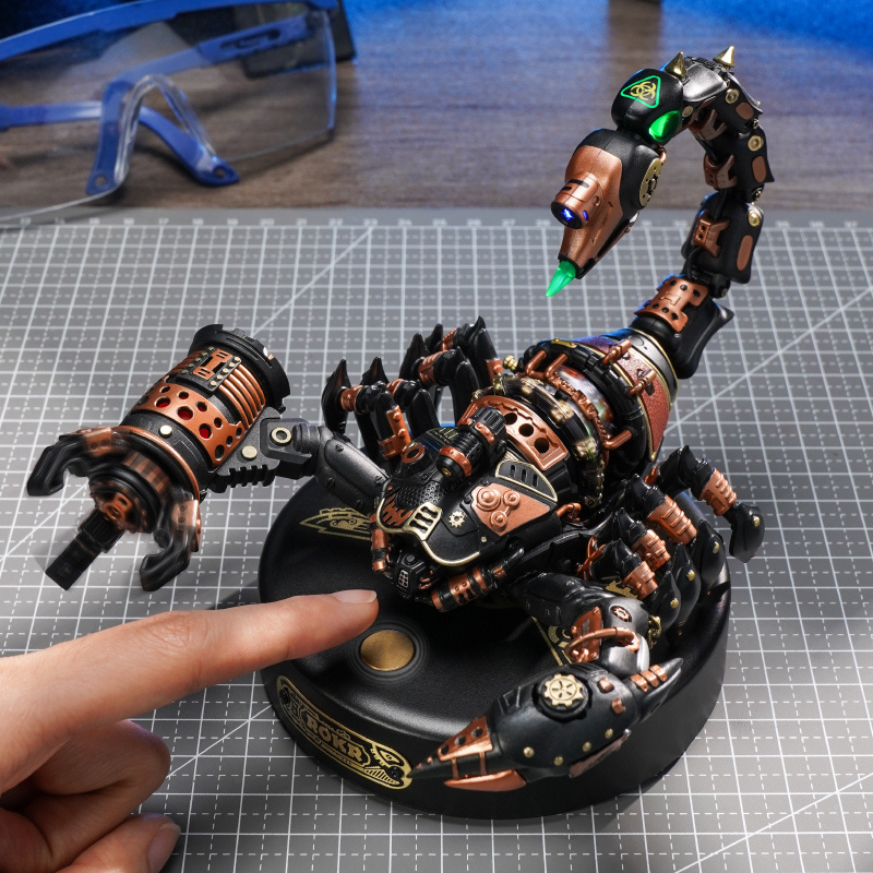 iKid Rokr Heavy Equipment Battlefield Scorpion Building Toy Puzzle For Boys Xmas Gift