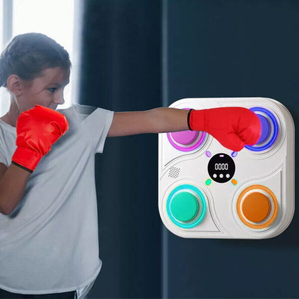 iKid Smart Punching Boxing Electronic Music Machine Home Training Bluetooth With Led. - Image 8