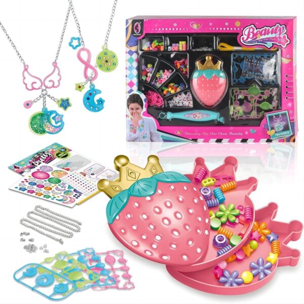 iKid Children'S Bracelet Making Kit Beaded Rope Diy Children'S Hand Knitting Beading Games Craft Rope Making Tools Children'S Game Activity Sets.Logistics Is Randomly Sent By Upsuspsfedex.
