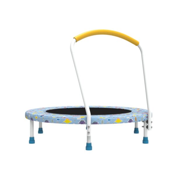 iKid 36 Inch Mini Trampoline Suitable For Children Aged 1-6 With Indoor And Outdoor Handles For Children'S Play - Image 2