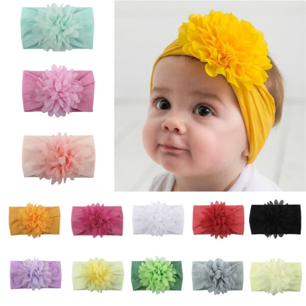 iKid Creative Chiffon Flower Headband Baby Hair Accessories Cute Princess Headband