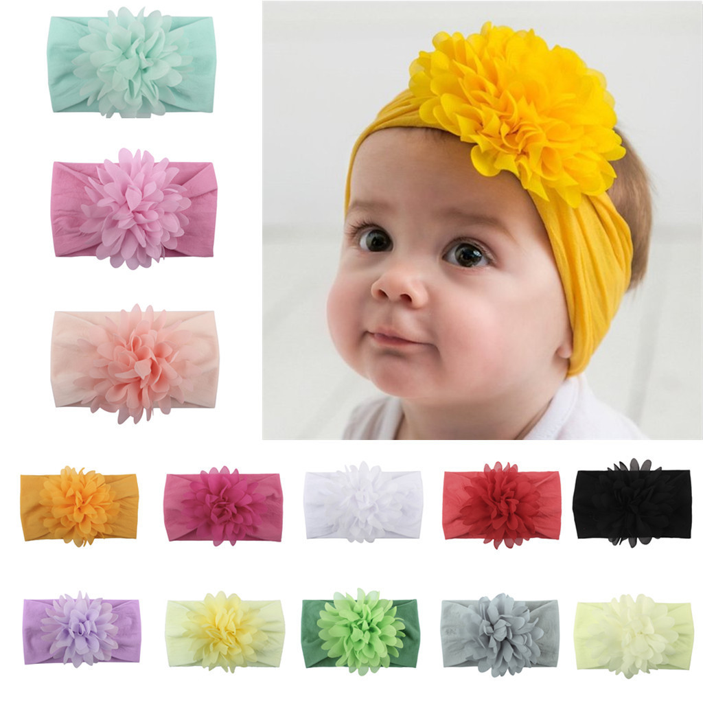 iKid Creative Chiffon Flower Headband Baby Hair Accessories Cute Princess Headband