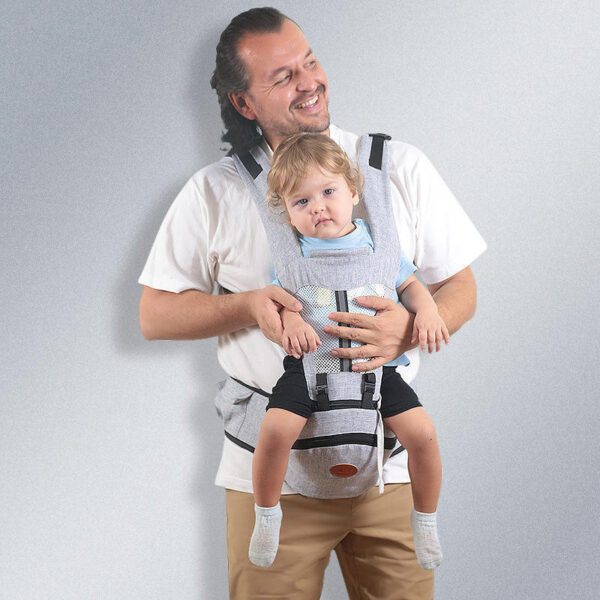 iKid Baby Hip Seat Carrier Baby Waist Stool For Child Infant Toddler With Adjustable Strap Buckle Pocket Soft Inner Huge Storage Ergonomic Baby Carrier Infant Kid Baby Hipseat Sling