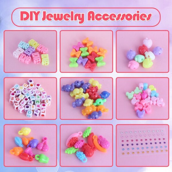iKid Children'S Bracelet Making Kit Beaded Rope Diy Children'S Hand Knitting Beading Games Craft Rope Making Tools Children'S Game Activity Sets.Logistics Is Randomly Sent By Upsuspsfedex. - Image 4