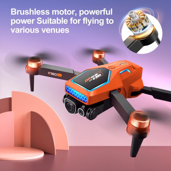 iKid S180 Max Brushless Racing Drone 4K Camera Hd Obstacle Avoidance Wifi Fpv Quadcopter Optical Flow Positioning Radio Control Toy - Image 8