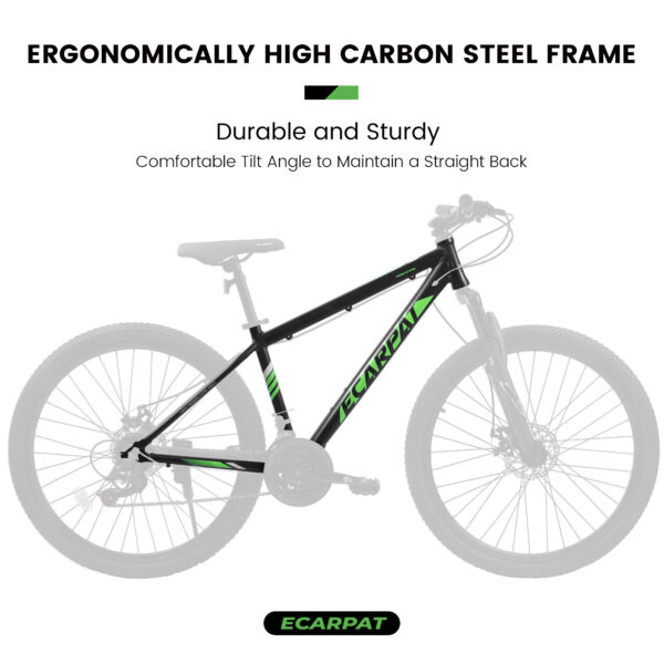 iKid A27366 27 Inch Mountain Bike 21 Speed Suspension Fork Aluminum Frame Disc Brake Mountain Biking For Both Men And Women. - Image 3