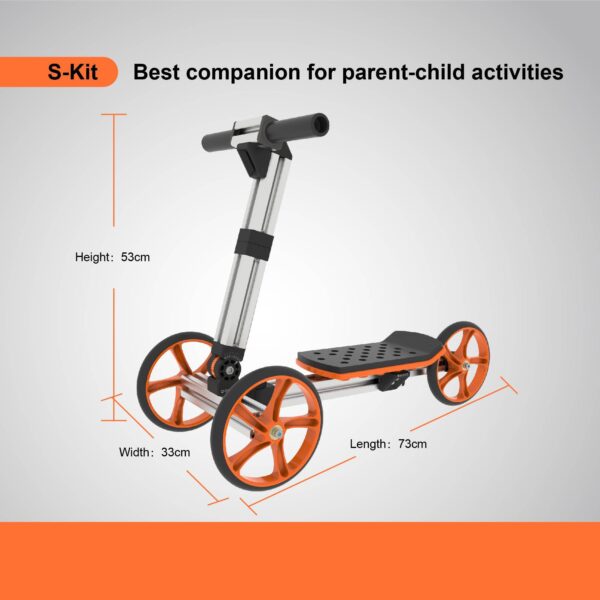 iKid 20 In 1 Kids Balance Bike No Pedals Toys Engineering Building Kit - Image 6