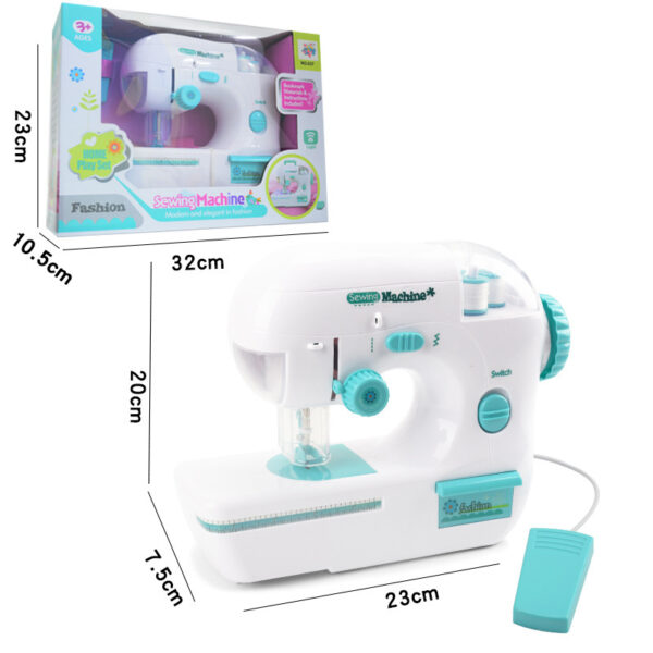 iKid Girl Electric Sewing Machine Small Home Appliance Toy - Image 5
