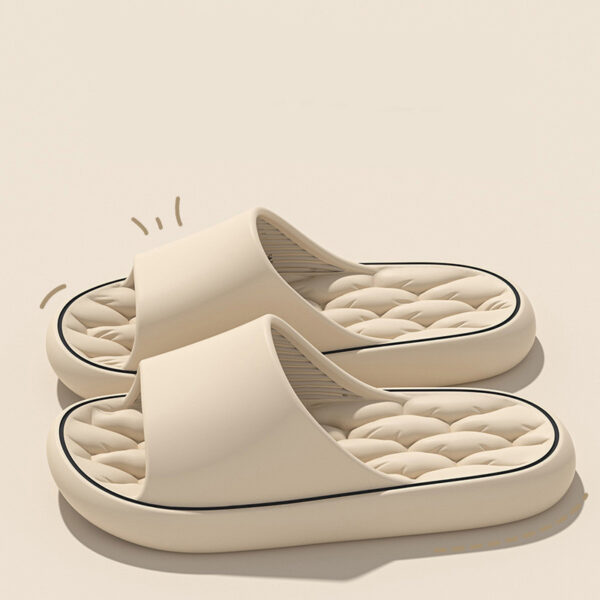 iKid Non-Slip Design Bathroom Slippers Home Summer Thick Sole Floor Bedroom House Shoes For Women Men - Image 9