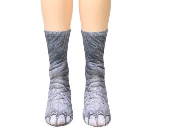 iKid 3D Animal Paw Socks Cute Cat Claws Socks Unisex Long Socks - Image 2