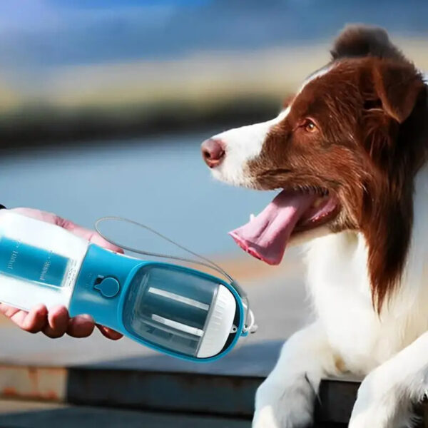 iKid Dog Water Cup Drinking Food Garbage Bag Three-In-One Portable Small Multi-Functional Pet Cups Pets Supplies - Image 6