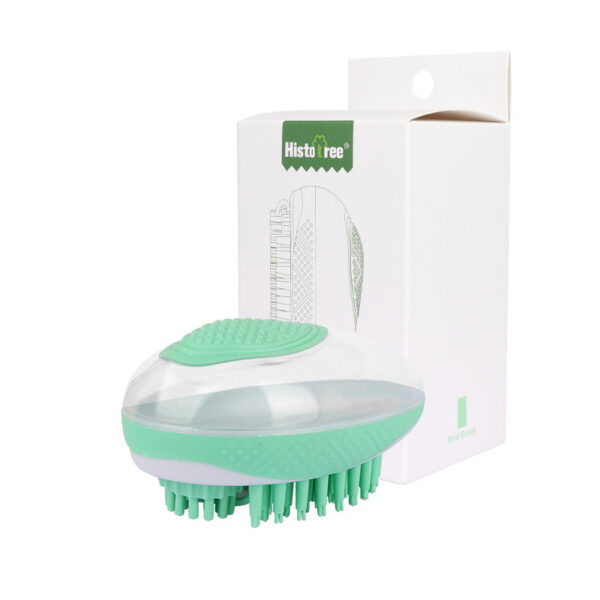 iKid Dog Cat Bath Brush 2-In-1 Pet Spa Massage Comb Soft Silicone Pets Shower Hair Grooming Cmob Dog Cleaning Tool Pet Products - Image 8