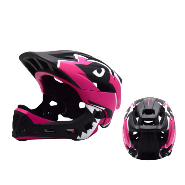 iKid Children'S Balance Bike Helmet Bicycle Riding Sports Protective Gear Sliding Scooter Full Face Helmet - Image 2