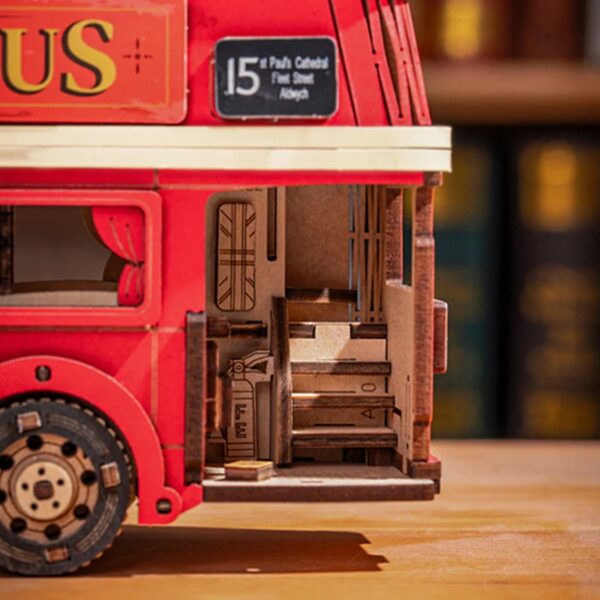 iKid Rolife London Tour Bus 3D Wooden Puzzleonly Supports Tk And Independent Website Platforms - Image 5