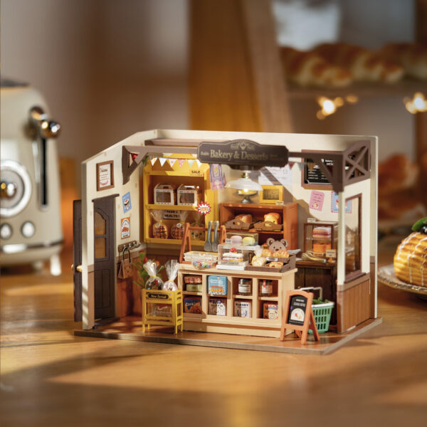 iKid Rolife Becka'S Baking House Diy Miniature House For Kids 3D Wooden Toys Dg161 - Image 4