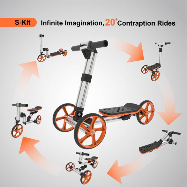 iKid 20 In 1 Kids Balance Bike No Pedals Toys Engineering Building Kit - Image 4